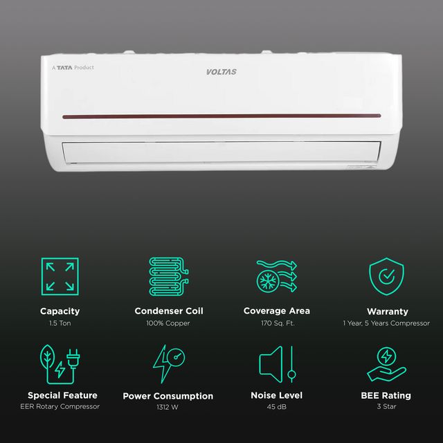 VOLTAS 183 VECTRA PRISM-1 (4503777) 1.5TN 3* FIX
