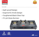 PRESTIGE GTMP03 3B GLASS GAS STOVE