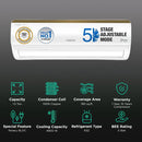 VOLTAS 185V VERTIS ELITE GOLD (4503702) 1.5TN 5* INV