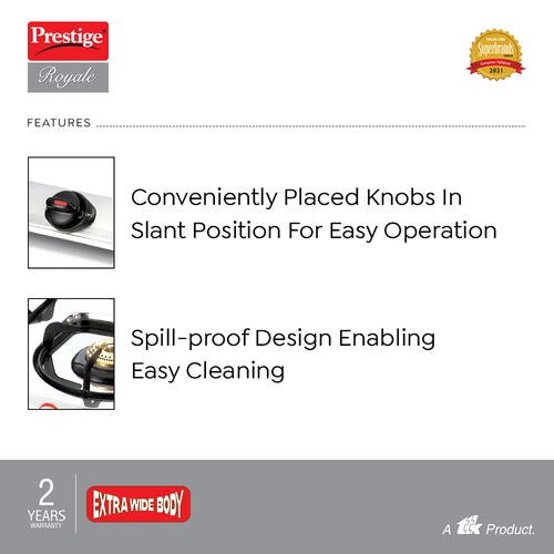 PRESTIGE ROYAL DUPLEX DGS 03L 3BR GAS STOVE