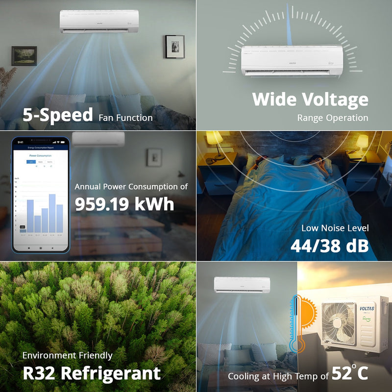 VOLTAS 183V VERTIS ZEPHYR GOLD (4503760) 1.5TN 3* INV