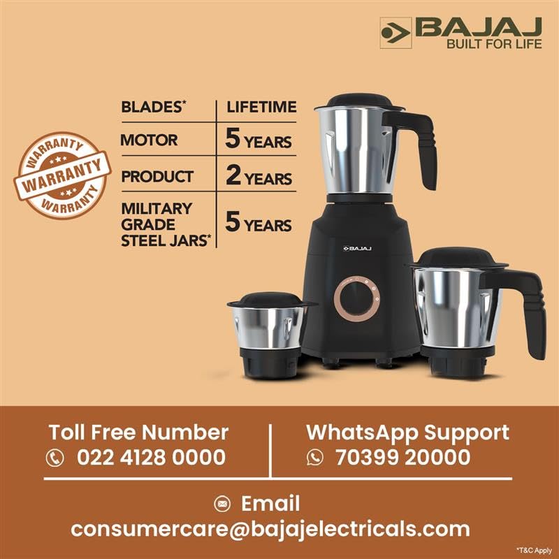 BAJAJ MILITARY SERIES FINESSE 750W