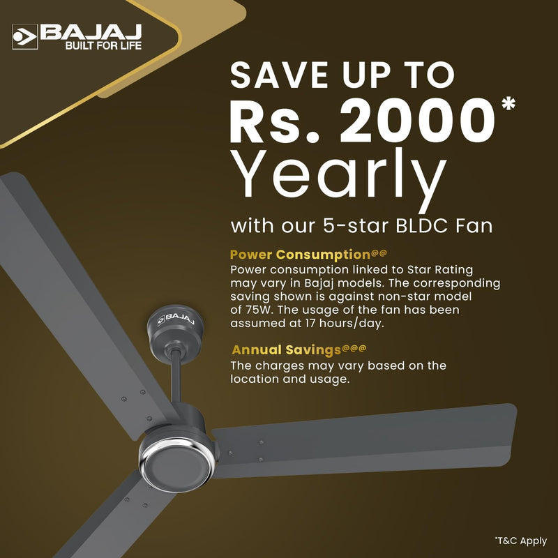 BAJAJ 1200MM CLASSICO SLEEK PLUS