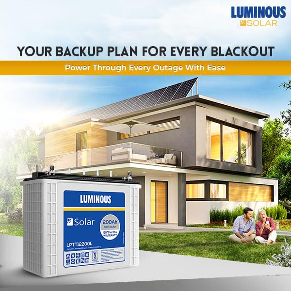LUMINOUS LPTT12200I 200AH SOLAR BATTERY