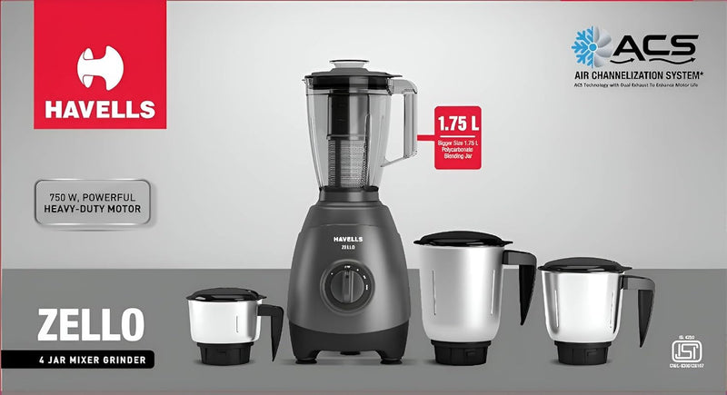 HAVELLS ZELLO 4JAR MG 750W