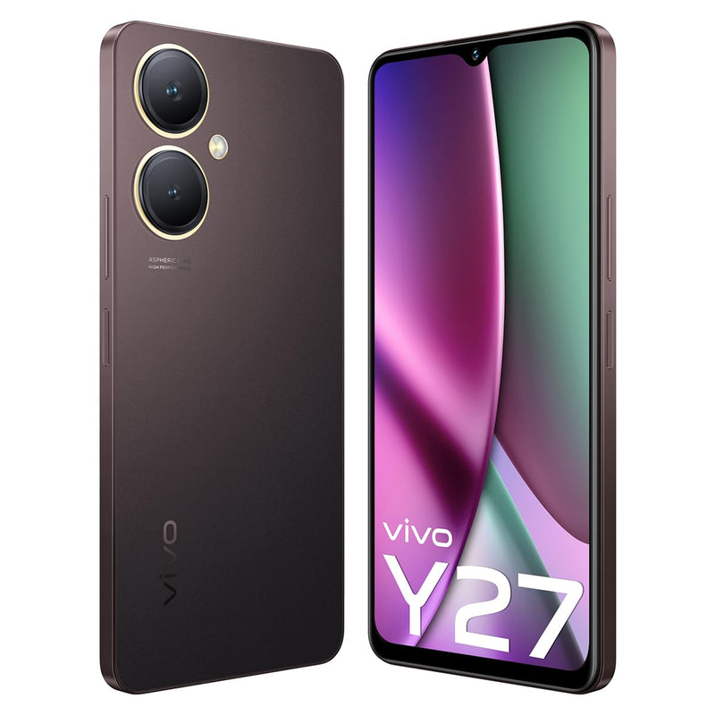 VIVO Y27, 6/128, Burgundy Black