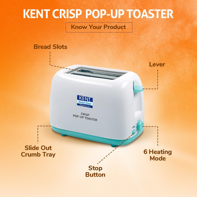 KENT 16105 CRISP POP-UP TOASTER