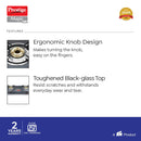 PRESTIGE GTMP02 2B GLASS GAS STOVE