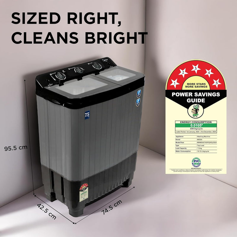 MIDEA WM-MWMSA075GPG(KG)