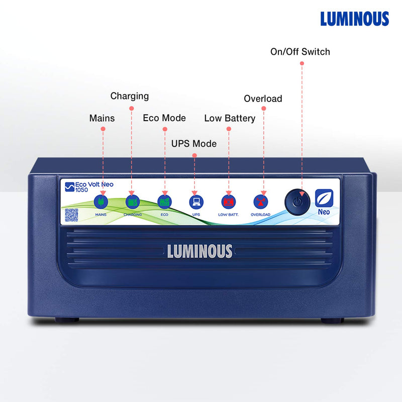 LUMINOUS LUM ECO VOLT 1050 S/Q UPS