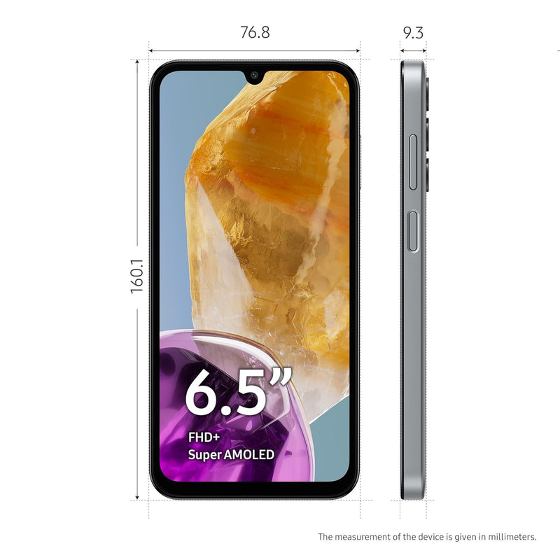 SAMSUNG M15 5G, Stone Grey, 8/128