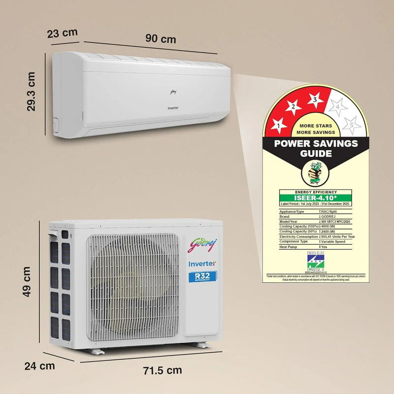 GODREJ SIH18ITC3 WYC 1.5T 3* INV