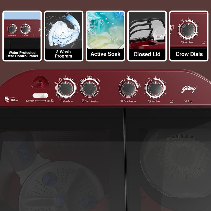 GODREJ WM-WSEDGE JAZZ 105 5.0 DB3 M CSRD