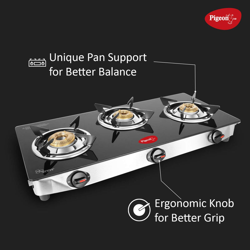 PIGEON AYUSH 3 BURNER COOKTOP