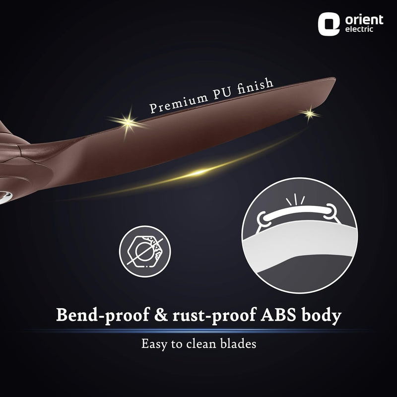 ORIENT 1230MM AEROQUITE COFFEE BROWN