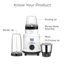 KENT 16067 SMART NUTRI BLENDER 450W