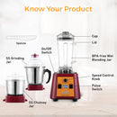 KENT 16095 SUPER STRONG-R GRINDER & BLENDER 1200W