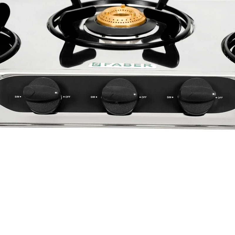 FABER CRYSTAL 3BB SS GAS STOVE