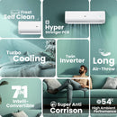 HAIER HS17VP-POW3BN 1.5TN 3* INV