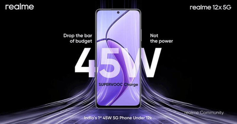 REALME 12X 5G, 8/128, Twilight Purple