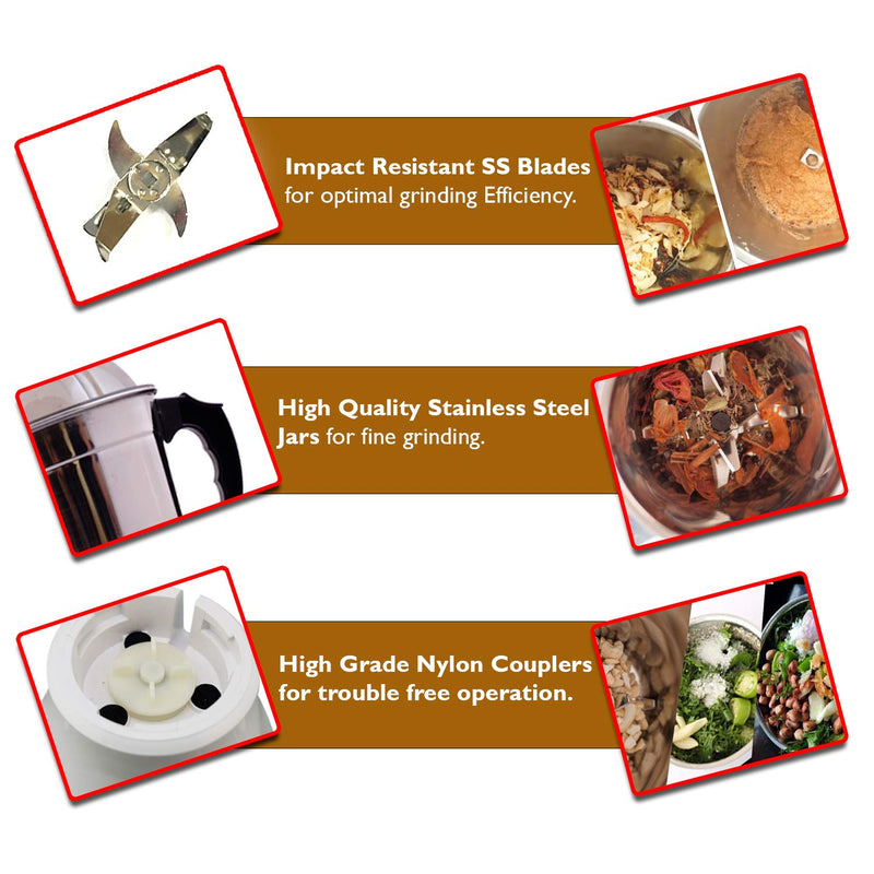 MIXER GRINDER FLASH 600W