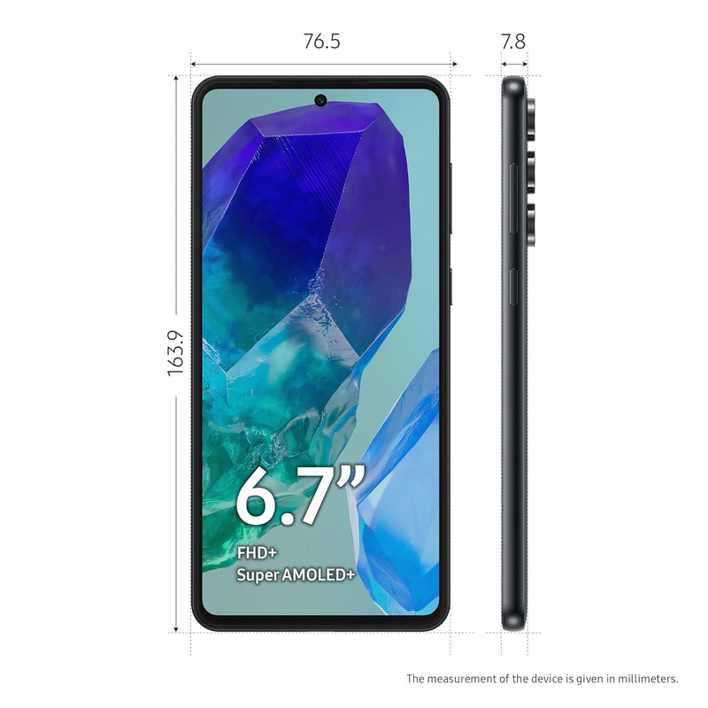 SAMSUNG M55 5G, 12/256, Denim Black