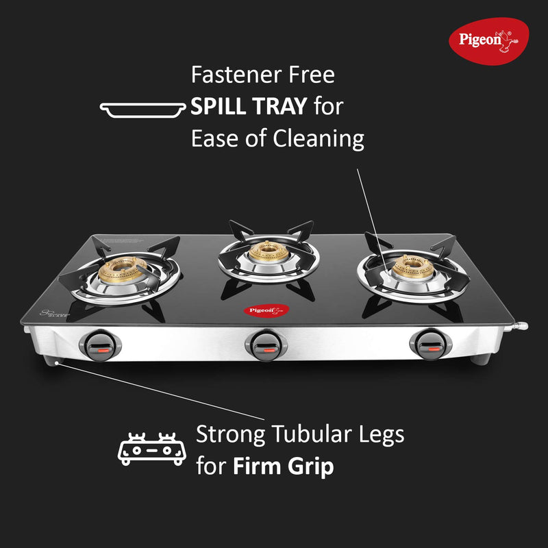 PIGEON AYUSH 3 BURNER COOKTOP