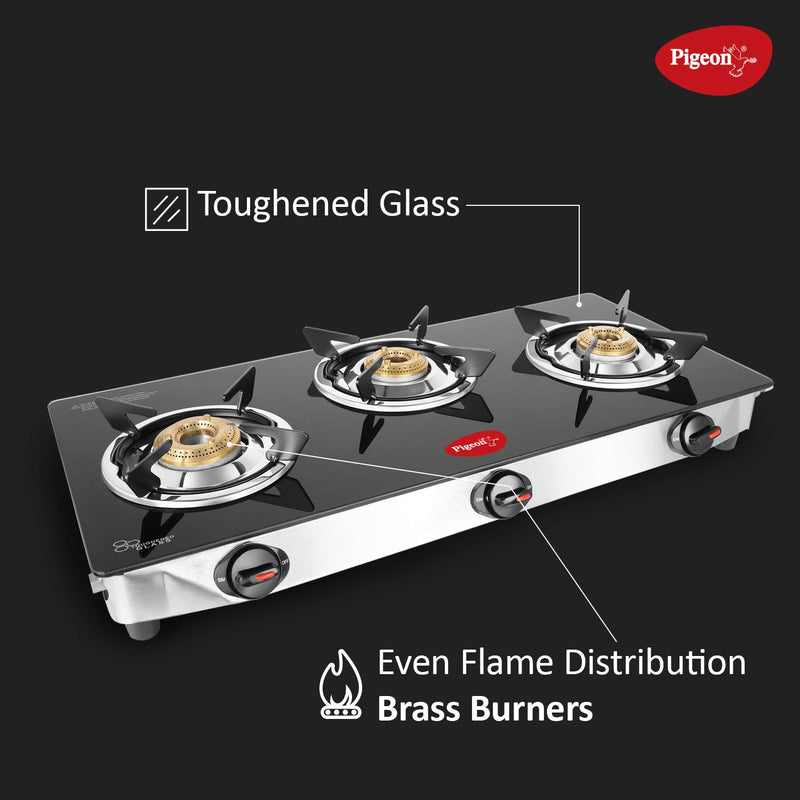 PIGEON AYUSH 3 BURNER COOKTOP