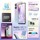 REDMI 13C 5G, 6/128, Startrail Silver
