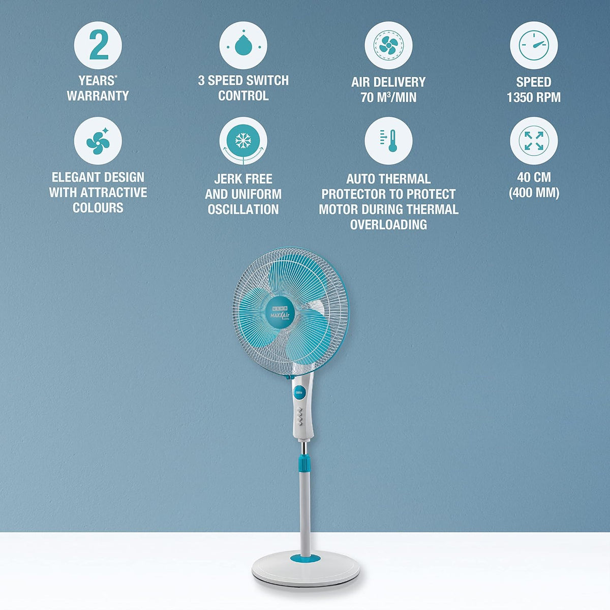 USHA 400MM MAXX AIR ULTRA FAN, image size:1200x1200