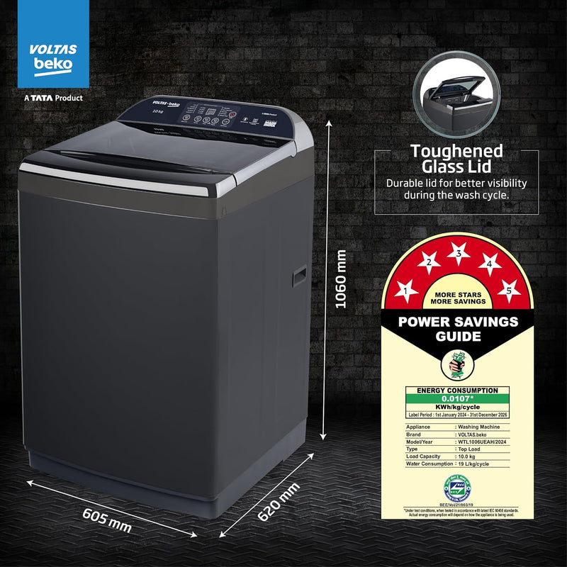 VOLTAS BEKO WM-WTL1006UEAH/DPB0HD