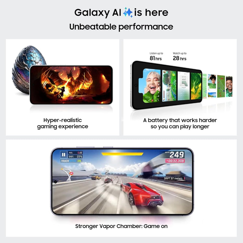 SAMSUNG Galaxy S24 FE 5G Samsung Galaxy S24 FE 5G Graphite 8