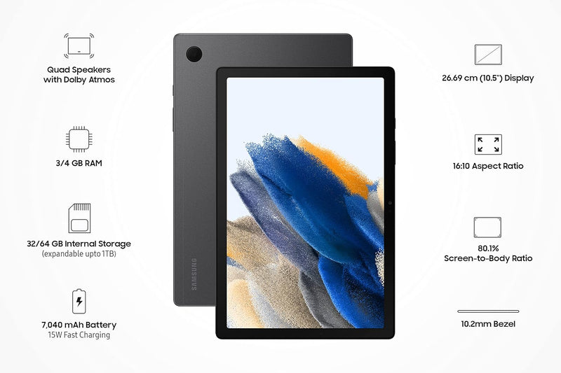 SAMSUNG TAB A8 LTE 4/64, Gray