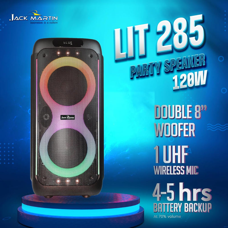 JACK MARTIN LIT285 PARTY SPEAKER