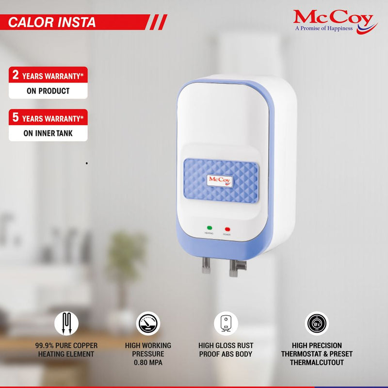 MCCOY WATERHEATER-CALOR 3L