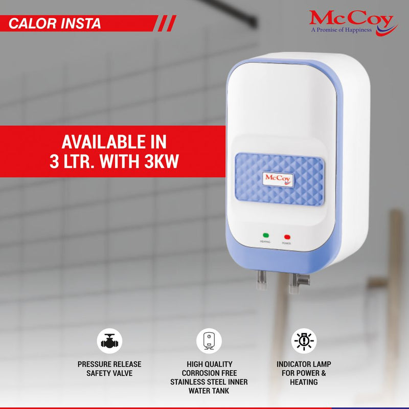 MCCOY WATERHEATER CALOR 3L