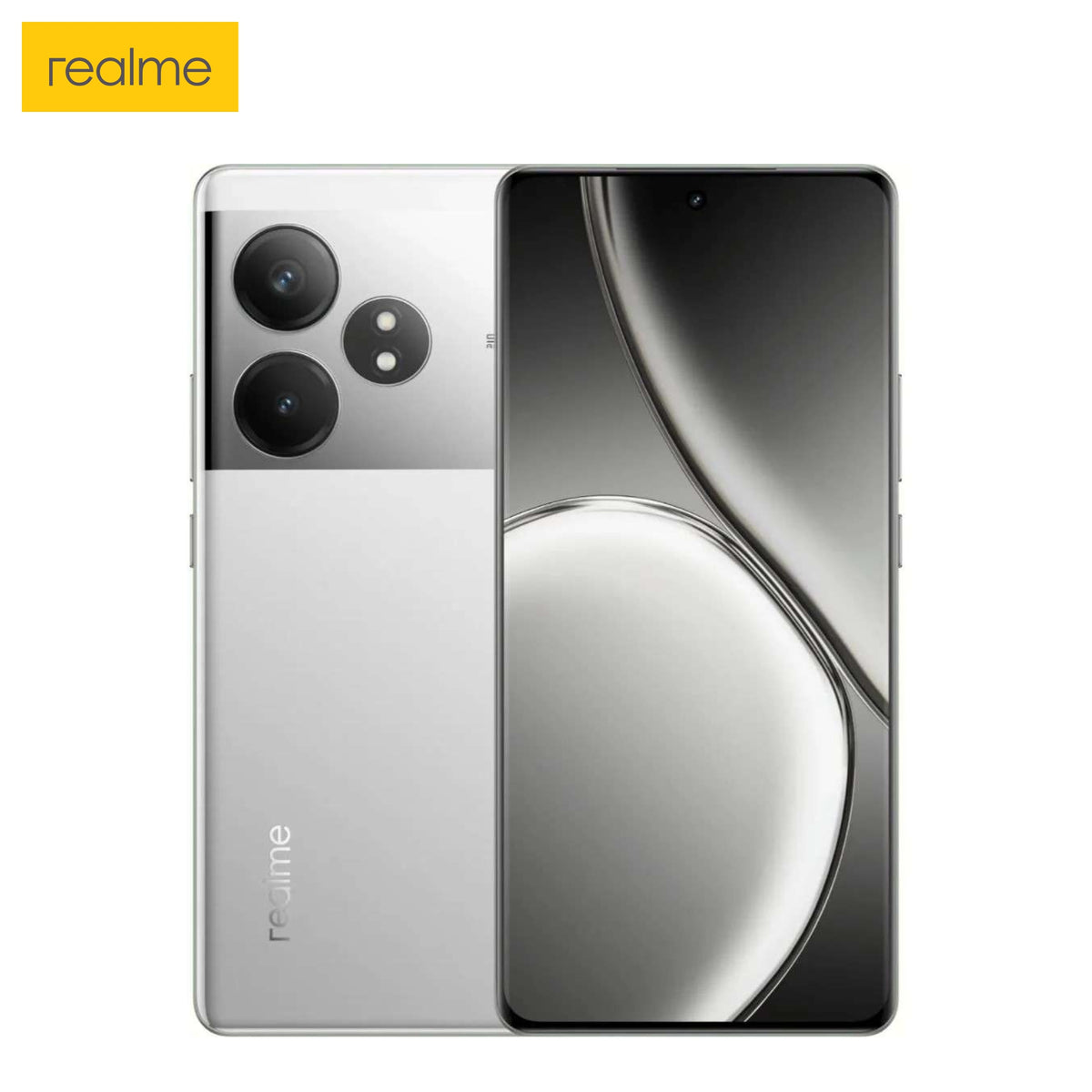 Realme GT6 Silver 8GB 256GB （グローバル.Ver） Realme GT 6 5G Dual SIM Fluid Silver 256GB and 8GB RAM