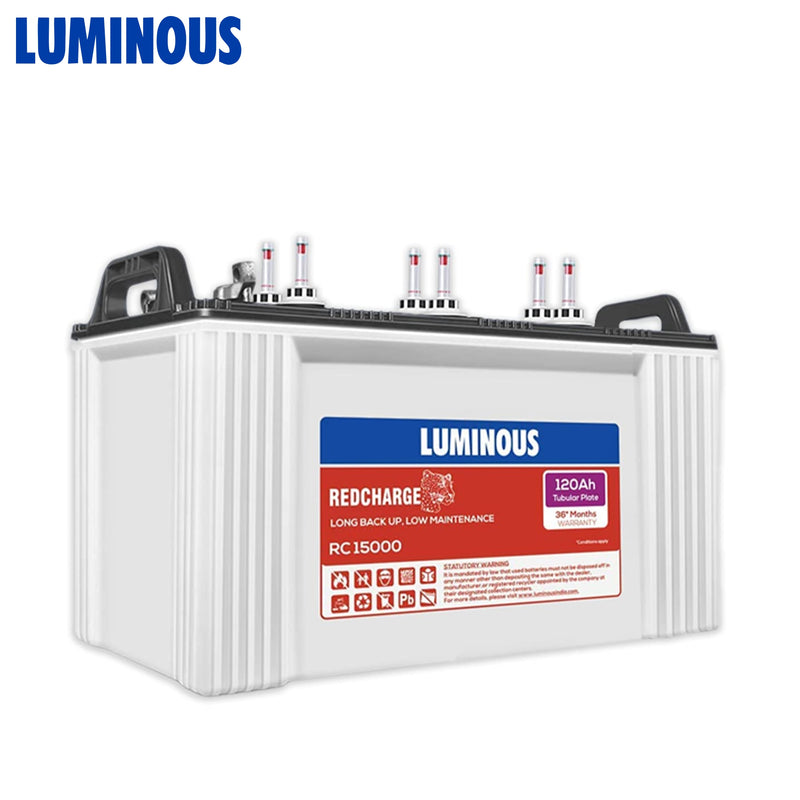 LUMINOUS 120AH RED CHARGE 15000 PRO