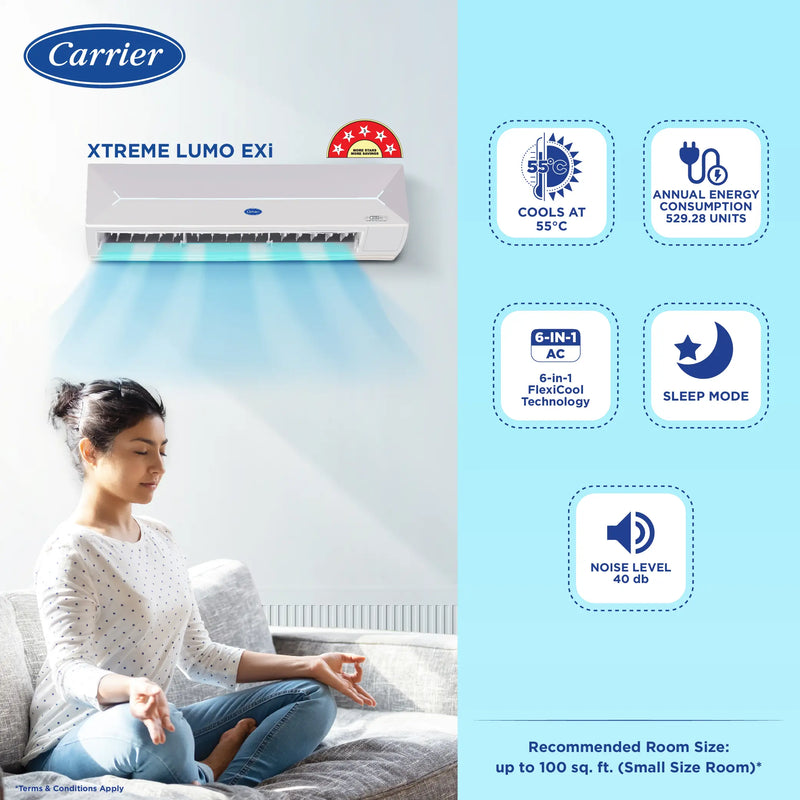 CARRIER 18K XTREME LUMO EXI 1.5TN 3* INV