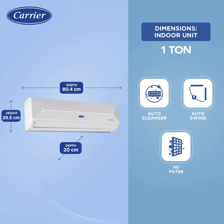 CARRIER 18K XTREME LUMO EXI 1.5TN 3* INV