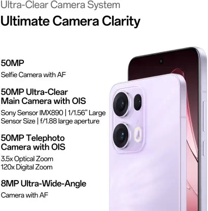 OPPO Reno13 Pro 5G OPPO Reno13 Pro 5G Mist Lavender, 12 512
