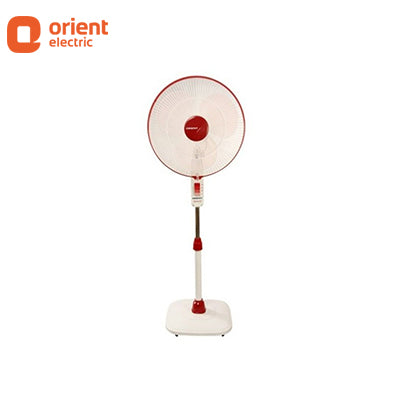 ORIENT 400MM STAND FAN-32 PED FAN RED AND WHITE